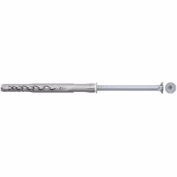 Fischer 540114, Kit de fiches murales et vis, Ciment aéré placé en autoclave, Brique, Béton, Bloc Gypsum, Maçonnerie, Plastiq ...