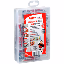 Fischer 540299, Kit de fiches murales et vis, Bois, 150 pièce(s), Boîte