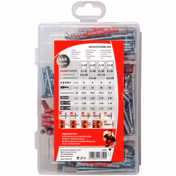 Fischer 540299 ancrage à vis et cheville murale 150 pièce(s) Kit de fiches murales et vis