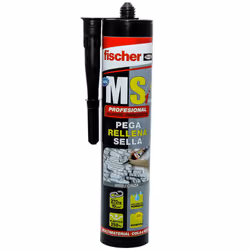 Ms professional gris 290 ml fischer. Scellant-adhésif monocomposant à hautes performances mécaniques, conçu pour le scellage  ...