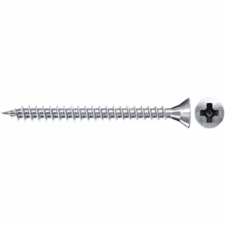 Fischer 551121, Vis, Acier zingué, Bois, Filetage complet, Tête fraisée, PZ2