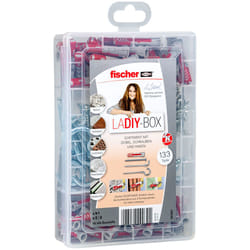 Fischer 541507 ancrage à vis et cheville murale 80 pièce(s) Kit de fiches murales et vis