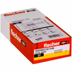 Fischer 542106 ancrage à vis et cheville murale 50 pièce(s) Fiche murale 35 mm