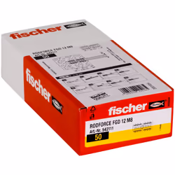 Fischer 542111 ancrage à vis et cheville murale 50 pièce(s) Fiche murale 35 mm