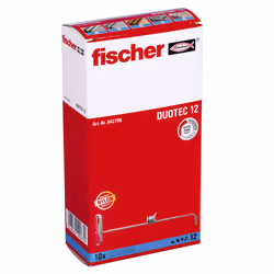 Fischer DUOTEC 12 10 pièce(s) Kit de fiches murales et crochets 60 mm