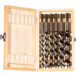 Fischer 551424, Perceuse, Embout de perçage à spirales, 2 cm, Bois dur, Bois tendre, Bois, 6 pièce(s), 10, 12, 14, 16, 18, 20