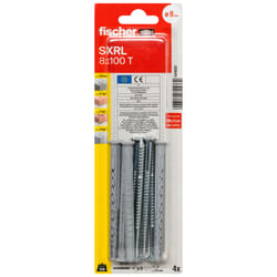 Fischer 544551 ancrage à vis et cheville murale 4 pièce(s)