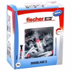 Fischer DUOBLADE S, Ancre d'expansion, Béton, Gris, 4,4 cm, 5 cm, 20 pièce(s)