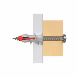 Fischer 545683 ancrage à vis et cheville murale 10 pièce(s) Fiche murale 44 mm - Vue supplémentaire 4