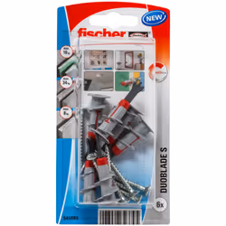 Fischer 545684, Fiche murale, Plaque de plâtre, 44 mm, 4 mm, 4,6 cm, 6 pièce(s)