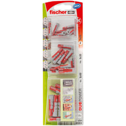 Fischer 545751 ancrage à vis et cheville murale 24 pièce(s) Kit de fiches murales et vis