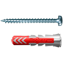 Fischer 545838 ancrage à vis et cheville murale 100 pièce(s) Kit de fiches murales et vis 30 mm