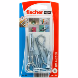 Fischer 546109, Ancrage mural creux (cheville molly), Plaque de plâtre, 32 mm, 8 mm, 3 mm, 1,3 cm