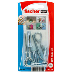 Fischer 546109 ancrage à vis et cheville murale 4 pièce(s) Ancrage mural creux (cheville molly) 32 mm