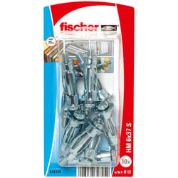 Fischer 546124 ancrage à vis et cheville murale 10 pièce(s) Ancrage mural creux (cheville molly) 37 mm