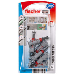 Fischer 546756 ancrage à vis et cheville murale 6 pièce(s) Fiche murale 44 mm