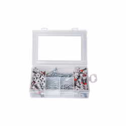 Fischer 548859 ancrage à vis et cheville murale 77 pièce(s) Kit de fiches murales et vis