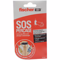 Description générale Les disques SOS Perçage de la marque Fischer offrent une solution efficace pour réparer les trous de per ...