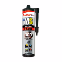 L'adhésif FISCHER MS Ultra Tack est un mastic élastique permanent à haute résistance, idéal pour une large gamme d'applicatio ...