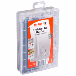 Fischer 553345, Attache de câble détachable, 155 pièce(s)