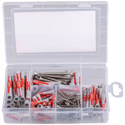 Fischer 553346 ancrage à vis et cheville murale 60 pièce(s) Kit de fiches murales et vis - Vue supplémentaire 4
