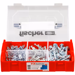 Fischer 553347 vis et boulon 210 pièce(s) Kit de vissage