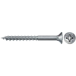 200 vis PowerFast tête fraisée FISCHER empreinte PZ - zingué blanc - filetage partiel/Taille:Ø 3 x 40mm