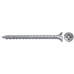 FISCHER 670142 PowerFast II FPF II CZF 35x30 BC 1000 avec tête fraisée PZ filetage plein et zinguée La vis pour panneaux de p ...