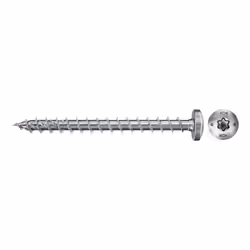 Présentation Diamètre de vis 4mm. Longueur de vis 30mm. Longueur filetage total 27mm. FPF-PT ZPF Tête ronde, TX, zingué blanc ...