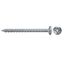 Fischer - Vis PowerFast ii fpf ii pzf, 40x16 bc, Tête ronde, Entraînement pz, Filetage plein, Zingué, Boîte 200 670241