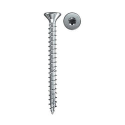 Fischer - 200 Vis vba zingué blanc Power-Fast TX20 Ø5 x 45 mm filetage total