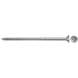Fischer - 100x Power-Fast ii fpf ii czp 5 x 60 mm bc tête fraisée avec empreinte cruciforme PZ2 filetage partiel électro-galvanisé bleu passivé