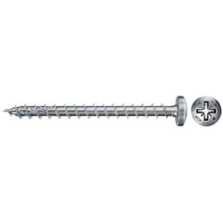 200x Power-Fast ii fpf ii pzf 5 x 16 mm bc Pan Head avec empreinte cruciforme pz filetage complet électrozingué bleu passivé - 670442 - Fischer