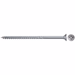 Fischer 670510, Vis, Métal, Bois, Utilité générale, Filetage partiel, Tête plate