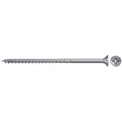 FISCHER 670529 PowerFast II FPF II CZP 60x90 BC 200 avec tête fraisée PZ filetage partiel et galvanisée La vis pour panneaux  ...
