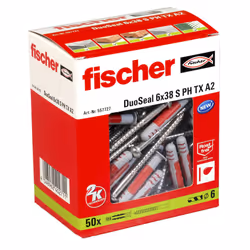 Fischer DuoSeal 50 pièce(s) Fiche murale 38 mm