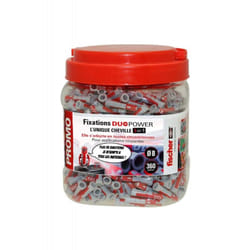 Fischer - big box de 360 chevilles duopower 8x40, 360 pièces