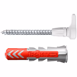 Fischer 557917 ancrage à vis et cheville murale 4 pièce(s) Kit de fiches murales et vis 40 mm