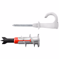 Fischer 557920 ancrage à vis et cheville murale 6 pièce(s) Kit de fiches murales et vis 44 mm