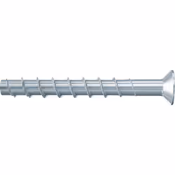 Fischer 558236, Vis, Acier galvanisé, Béton, Filetage partiel, Tête fraisée, Torx