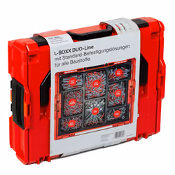 Fischer L-BOXX, Rond, 400 x DuoPower 6 x 30, 80 x DuoPower 6 x 50, 170 x DuoPower 8 x 40, 45 x DuoPower 8 x 65, 50 x..., 833 ...