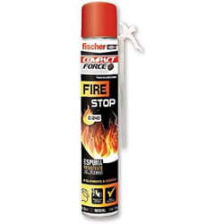 Mousse de polyuréthane - FISCHER - Fire Stop EI240 - 750 ml - Isolante thermique et acoustique