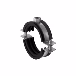 Fischer 560589, Collier pour tuyau, Noir, Acier inoxydable, 102 - 116 mm, 10,2 cm (4"), EPDM, Acier inoxydable, 2 kN