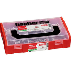Fischer 561472 FIXtainer DuoPower / DuoSeal + S Boîte d'assortiment de chevilles 210 parties W431172