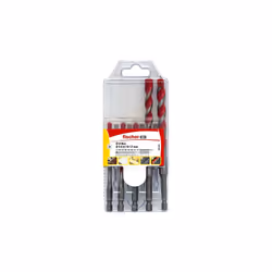 Fischer 561649, Perceuse, Ensemble de forets, Aluminium, Brique, Béton, Calcaire, Plastique, Acier, Carrelage, Universel, Boi ...