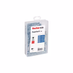 Fischer 562274, Kit de vissage, Acier galvanisé, Bois, Filetage partiel, Tête fraisée, Torx
