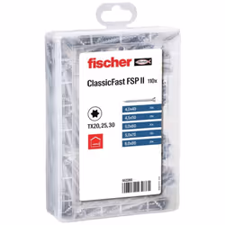 562280 ClassicFast sk tg tx 4,0-6,0 Vis à bois 110 pc(s) - Fischer