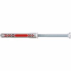 Fischer 562149, Ancre d'expansion, Béton, Bloc Gypsum, Maçonnerie, Nylon, Gris, Acier zingué, Torx