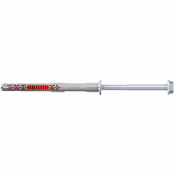 Fischer 562170, Ancre d'expansion, Béton, Bloc Gypsum, Maçonnerie, Nylon, Gris, Acier zingué, Torx