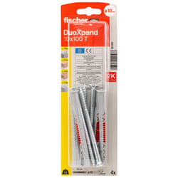 Fischer 562186 ancrage à vis et cheville murale 4 pièce(s)
